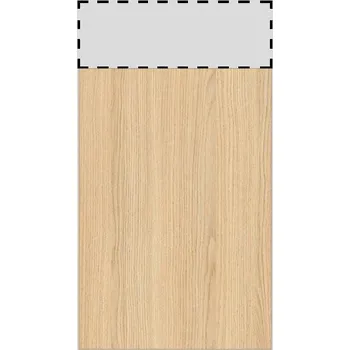 Kuchyňská skříňka Dvířka na myčku REA ALFA DU-45-RR s panelem, VICENZA