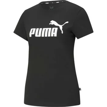 Dámské tričko Dámské triko Puma ESSENTIALS LOGO TEE L Černá, Bílá