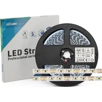 LED páska LEDLabs LED pásek 12W/m PRO 3YB 24V 120 LED/m 2835 SMD teplá bílá