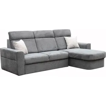 Sedací souprava PALMARA NEW Levá -sedací souprava, látka Diosa 93 tmavě šedá / polštáře 08 šedá light (FE) kolekce - "E" (K250-S)