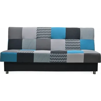 Pohovka Rozkládací pohovka ZAPPA s úložným prostorem, modrá