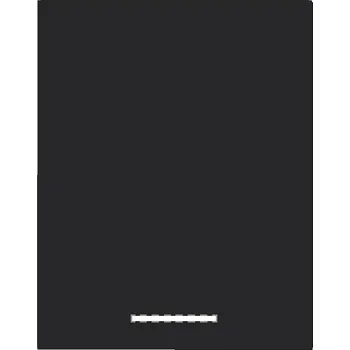 Kuchyňská skříňka Kuchyňská dvířka REA ALFA DPO-45-57, černá mat