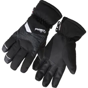 Rukavice Dámské lyžařské rukavice Willard JUNA L Černá, Tmavě šedá, Bílá