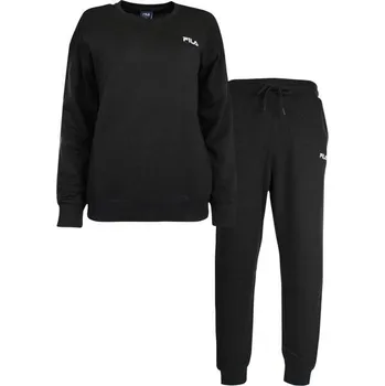 Dámská tepláková souprava Fila LONG SET IN FRENCH TERRY XS Černá, Bílá