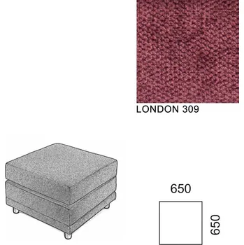 Taburet Rozkládací taburet AVA TAB LONDON 309