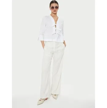 Dámská halenka ViCOLO Halenka TB1518 Bílá Regular Fit M