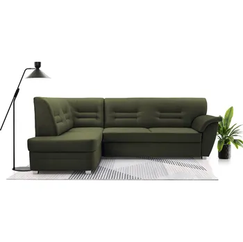 Sedací souprava Falco Rohová sedací souprava DORNIA rozkládací s úložným prostorem, levá, Khaki/Solar 37