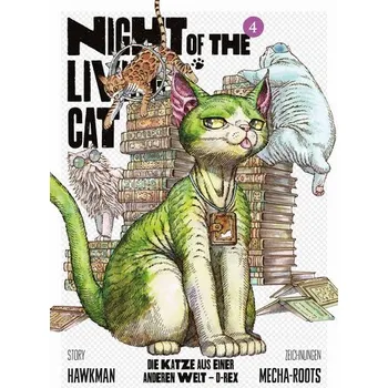 Komiks pro dospělé Night of the Living Cat 04 - Die Katze aus einer anderen Welt - D-Rex - Hawkman, Dirk