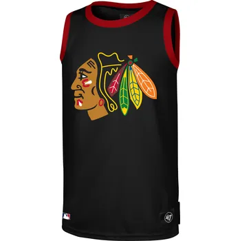 Pánské tričko 47 Brand Pánské tričko Chicago Blackhawks NHL Imprint ’47 New City Tank Velikost: S