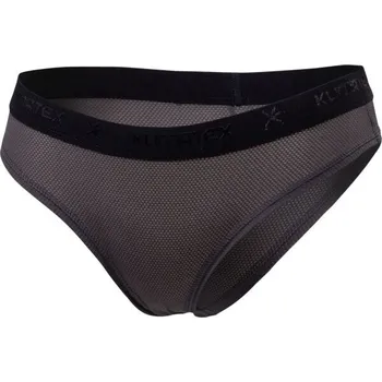 Kalhotky Dámské funkční brazilky Klimatex LUZ XS Tmavě šedá, Černá