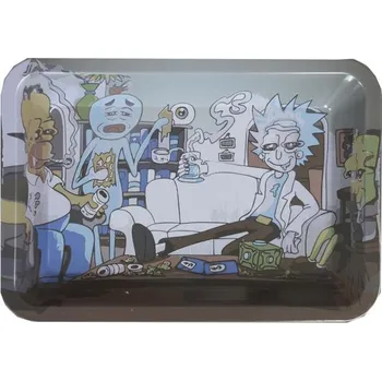 V-Syndicate Miska kovová, různé motivy 180x124x13mm Varianta: Rick & Morty Homer