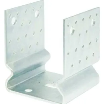 Tesařské kování Statický kotevní prvek tvar U s prolisem 60 (TK-81X21)