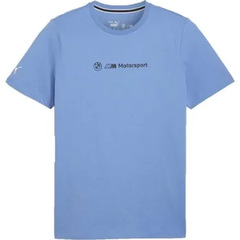 Pánské tričko Pánské triko Puma BMW M MOTORSPORT MMS GRAPHIC TEE L Modrá, Černá