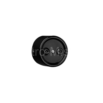 vypínač VINTAGE zásuvka TV+R černá nástěnná keramická K1-TV/SAT M