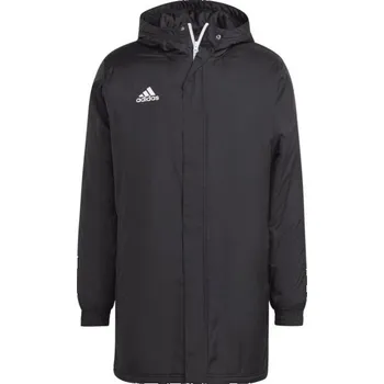 Pánská bunda Pánská fotbalová bunda adidas ENTRADA 22 STADIUM JACKET 2XL Černá, Bílá