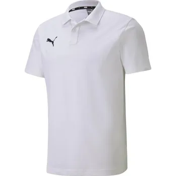 Pánské triko Puma TEAMGOAL 23 CASUALS POLO SHIRT S Bílá, Černá