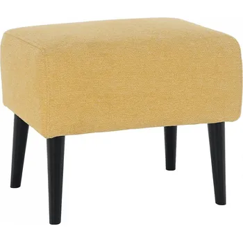 Taburet Taburet SAMY, žlutá/černé dřevo