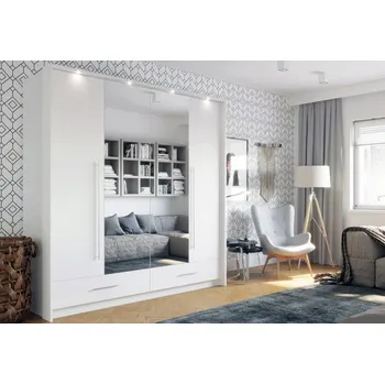 Šatní skříň Šatní skříň DOLETO 210 bílá