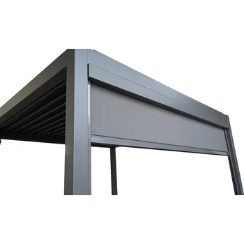 Zahrada LANIT PLAST, s.r.o. boční síťová roleta 3 m k pergole BIOCLIMATIC PREMIUM LG4116