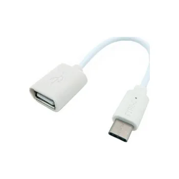 Adaptér USB OTG na USB C, barva bílá