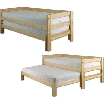 Postel Dětská postel KL-134 s přistýlkou, masiv Barva: moření dub