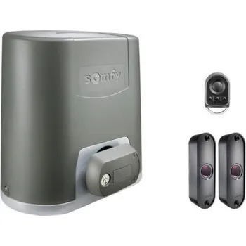 Pohon brány SOMFY Elixo 500 24V 3S io EE pohonná sada s fotočlánky a ovladačem
