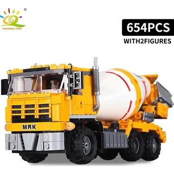 Stavebnice LEGO Stavební set bagru a jeřábu pro kluky | styl lego - 40 Bez krabice