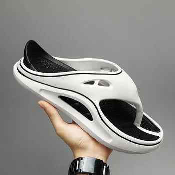 Dámské sandále Unisex gumové žabky, kontrastní s platformou Velikost: 35-36, Barva (Varianta): Bílá