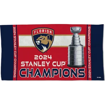 Puk Fanatics Ručník Florida Panthers NHL 2024 Stanley Cup Champions Locker Room 22'' x 42'' Double-Sided Towel
