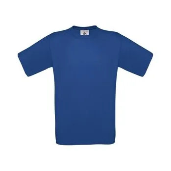 Pánské tričko Tričko B&C Exact 150 - modré, L