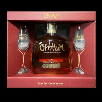 Rum Ophyum 12 Sistema Solera 40% 0,7 l (dárkové balení 2 sklenice)