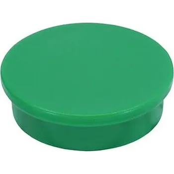 Dekorativní magnet SOLLAU Neodymový kancelářský magnet kruhový 36x8,5 mm Barva: Zelená