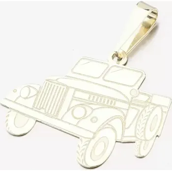 Přívěsek Přívěsek žluté zlato 585 auto Jeep PAMŠ-130429