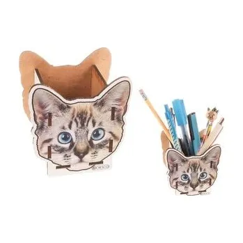 Set školních potřeb Przybornik organizer na biurko Kot