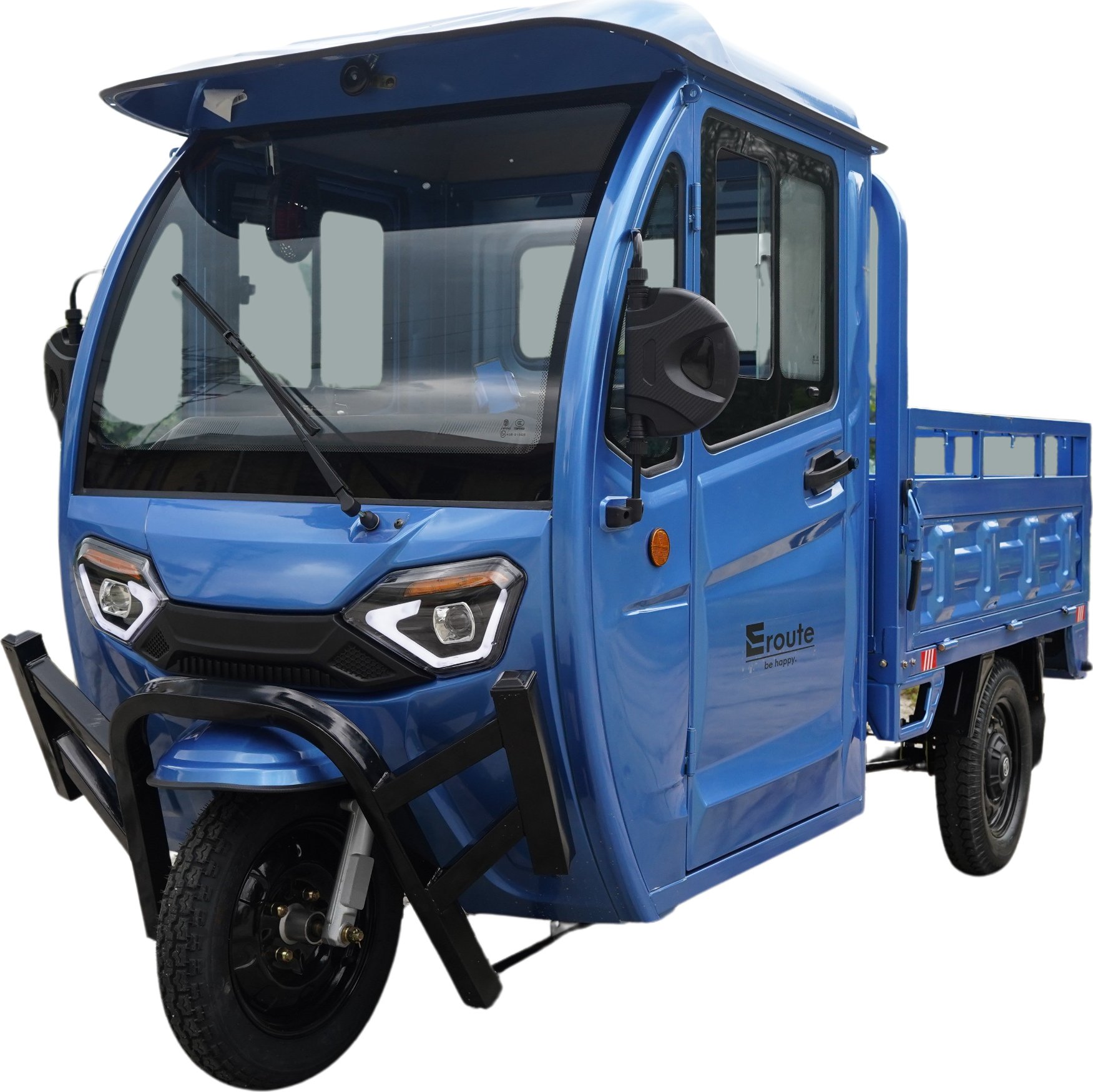 Elektrická nákladní tříkolka tuk tuk Eroute Cargo TJ150 1800W 45 Ah Barva: Modrá (bez řidičského průkazu)
