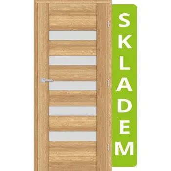 Interiérové dveře ERKADO Interiérové dveře MAGNÓLIE 1 - Dub 3D Greko, 80/197 cm