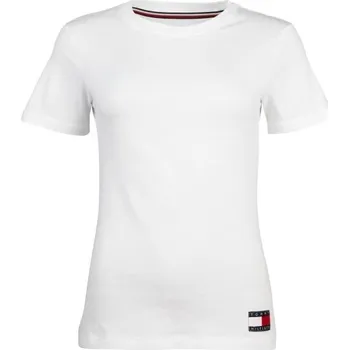 Dámské tričko Dámské tričko Tommy Hilfiger TOMMY 85 LOUNGE-SHORT SLEEVE TEE S Bílá