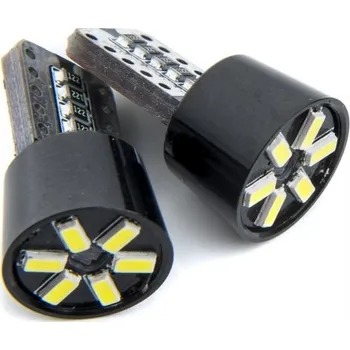 Autožárovka W5W LED žárovky (6 x SMD 3014) 6000K CANBUS