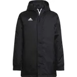 Juniorská fotbalová bunda adidas ENTRADA 22 STADIUM JACKET 152 Černá, Bílá