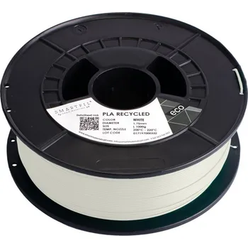 Filament PLA filament z recyklátu bílý 1,75 mm Smartfil 1 kg