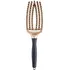 kartáč na vlasy Olivia Garden Fingerbrush Combo Medium Trinity Edition, Gold