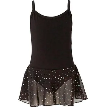 Body Dětský baletní trikot PAPILLON SPAGHETTI STRAP LEOTARD 164 Černá