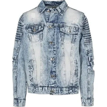 Dámská casual bunda Bunda Southpole Biker Trucker - modrá, XXL