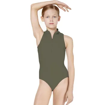 Dětský overall Lulli,Trikot se zipem LUB250C, khaki 140-146