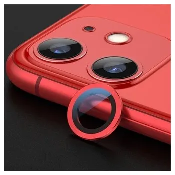 Sklíčko zadní kamery iPhone 11 + rámeček red