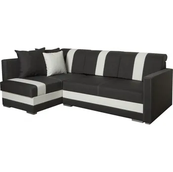 Sedací souprava Falco Rohová sedací souprava Alba, rozkládací s úložným prostorem, levá, Inari 96/bílá Eko