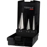 RUKO Sada stupňovitých vrtáků do kovu Terrax | 4-12, 4-20, 6-30 mm - RUA101126RO