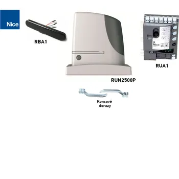 Pohon brány NICE Run RUN2500P - nezávislý pohon pro posuvné brány