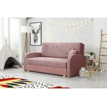 Pohovka Falco Rozkládací pohovka Vivian Soft III s úložným prostorem, růžová Mono235/Sorriso10