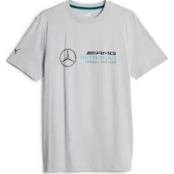 Pánské triko Puma MERCEDES-AMG PETRONAS F1 TEAM ESSENTIALS TEE S Šedá, Mix